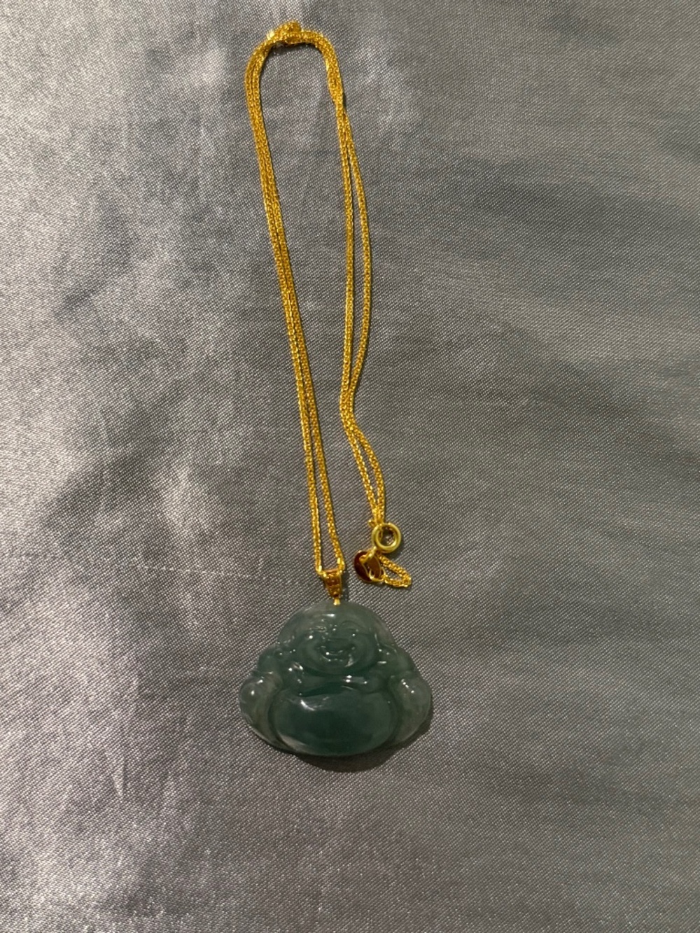 Icy Buddha - Jadeite Jade - Grade A
